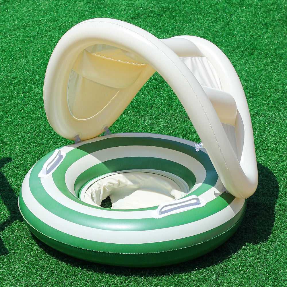 Baby Zwemband met Zonnedak – Veilige Baby Float