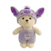 Pluche knuffelbeer 2-in-1 met afneembaar hoedje – zachte vulling, handwasbaar | teddybeer