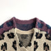 Gebreid Vest met Luipaard print - Meisjes, Beige/Paars, Katoen, Maat 0-6 Jaar-More For Mini