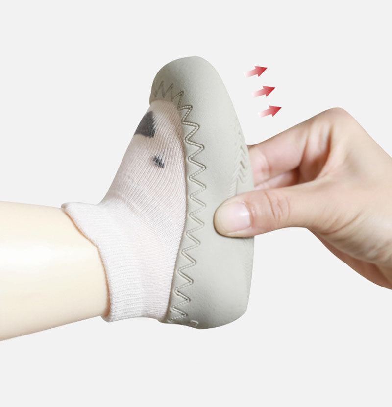 Babyslofjes Eerste Stapjes met Antislip – Zachte Baby Schoentjes 0-3 Jaar