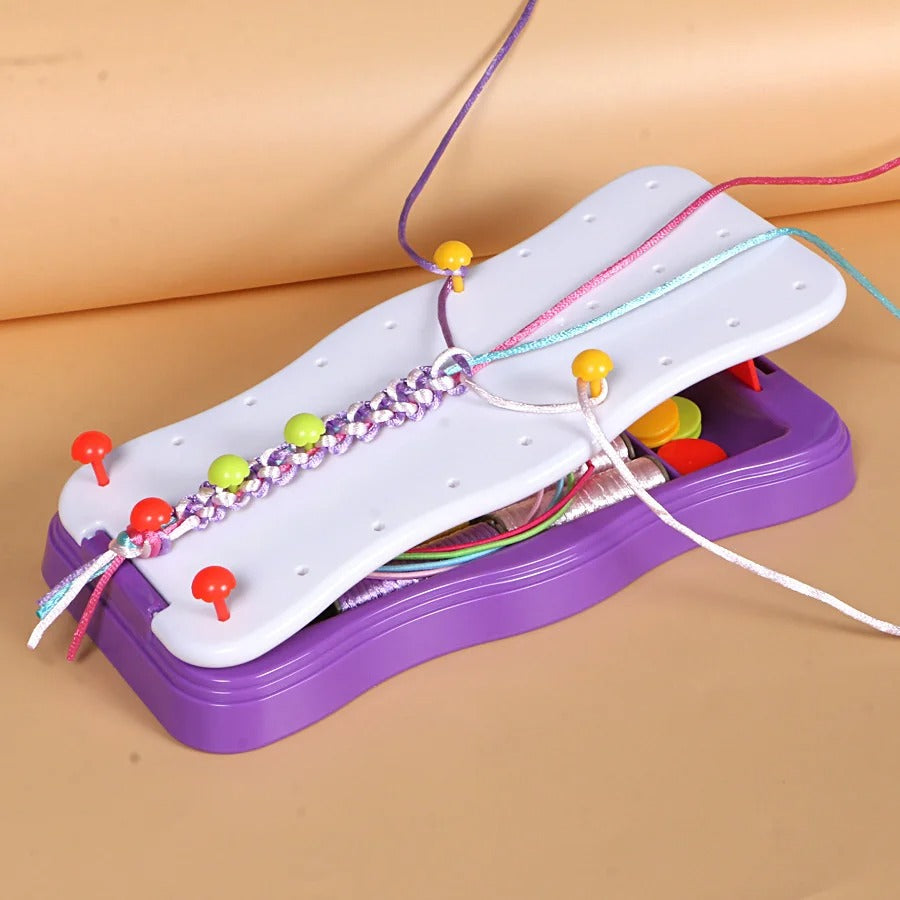 Creatieve Brei Set voor Kinderen – Maak Armbanden & Armringen | Educatief Speelgoed voor 3+ Jaar