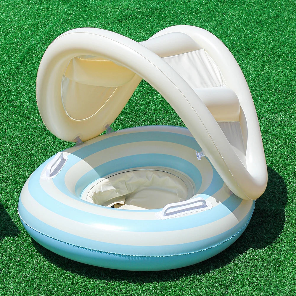 Baby Zwemband met Zonnedak – Veilige Baby Float