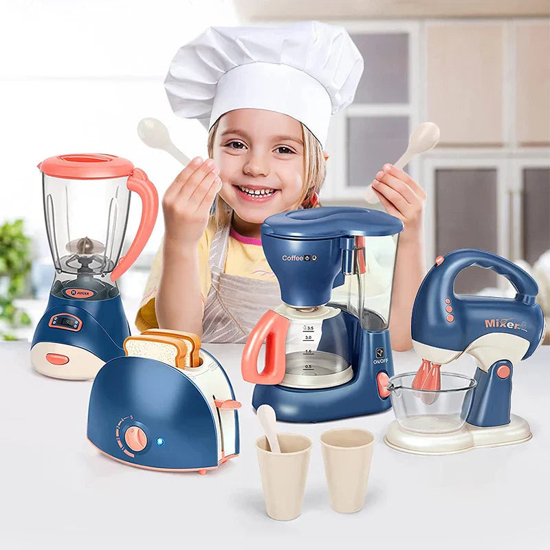 Speelgoed Keukenapparaten voor Kinderen – Interactieve Mini Keukenset met Geluid & Beweging