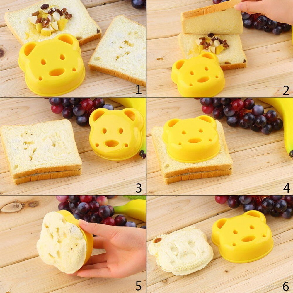 SnackShapes Sandwich Vormpjes voor Kinderen – Diepe Uitstekers voor Brood, Groente en Fruit