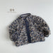 Jas met Panterprint - Muziyouyou Unisex, Panterprint Blauw, Katoen, Maat 0-6 Jaar-More For Mini