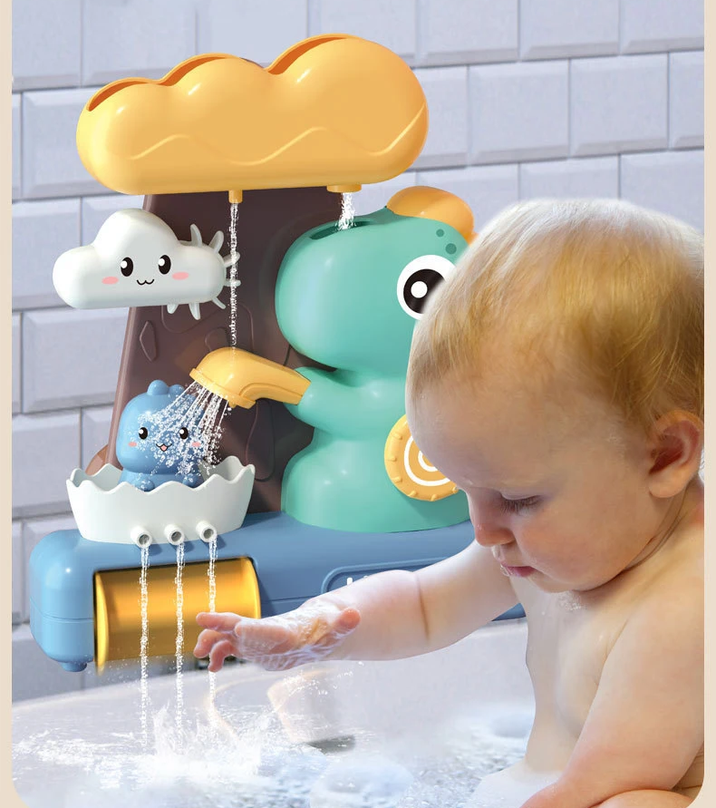DinoSplash Badfiguren Set – Schattig & Veilig Badspeelgoed voor Kinderen – Spelend Leren & Badplezier