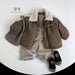 Jas met Kraag - Muziyouyou Unisex, Groen, Katoen, Maat 0-6 Jaar-More For Mini