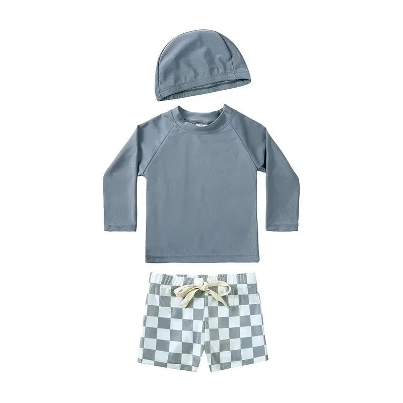 Baby Jongens UV Zwemset met Hoed – UPF 50+ | 9M-7 jaar