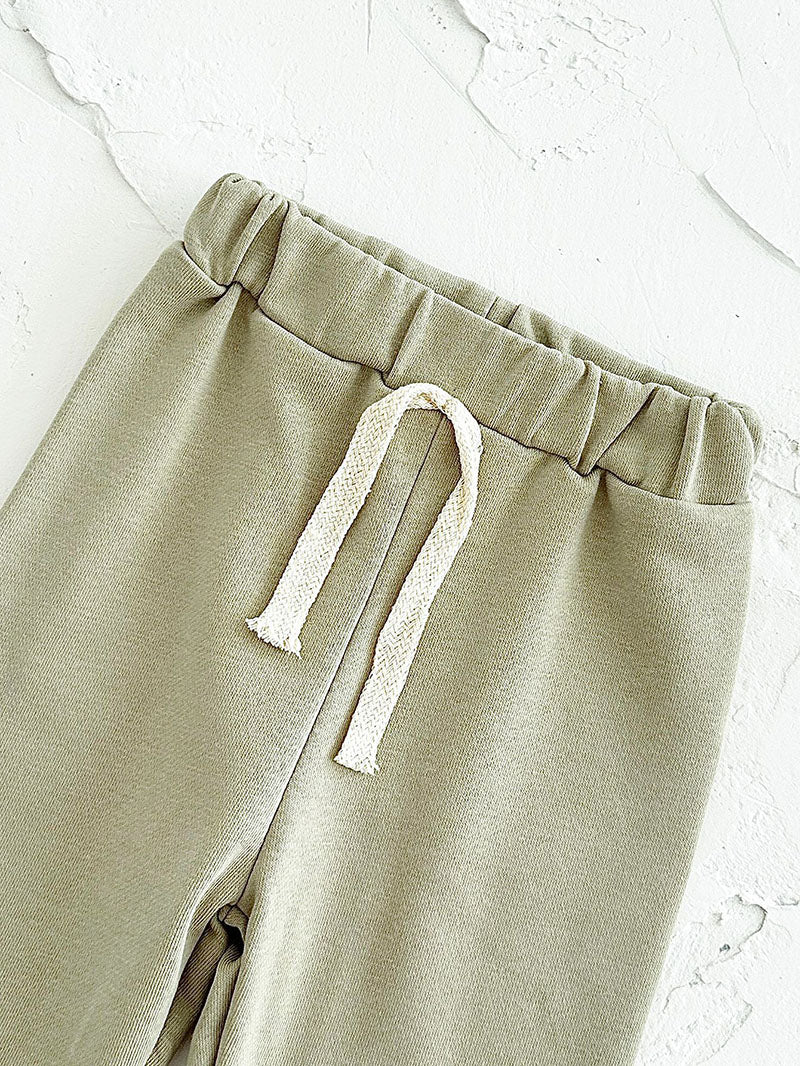 Joggingpak met Ijsprint - ChocoChill Set Meisjes, Groen/Beige/Wit/Bruin, Katoen, 0-4 Jaar