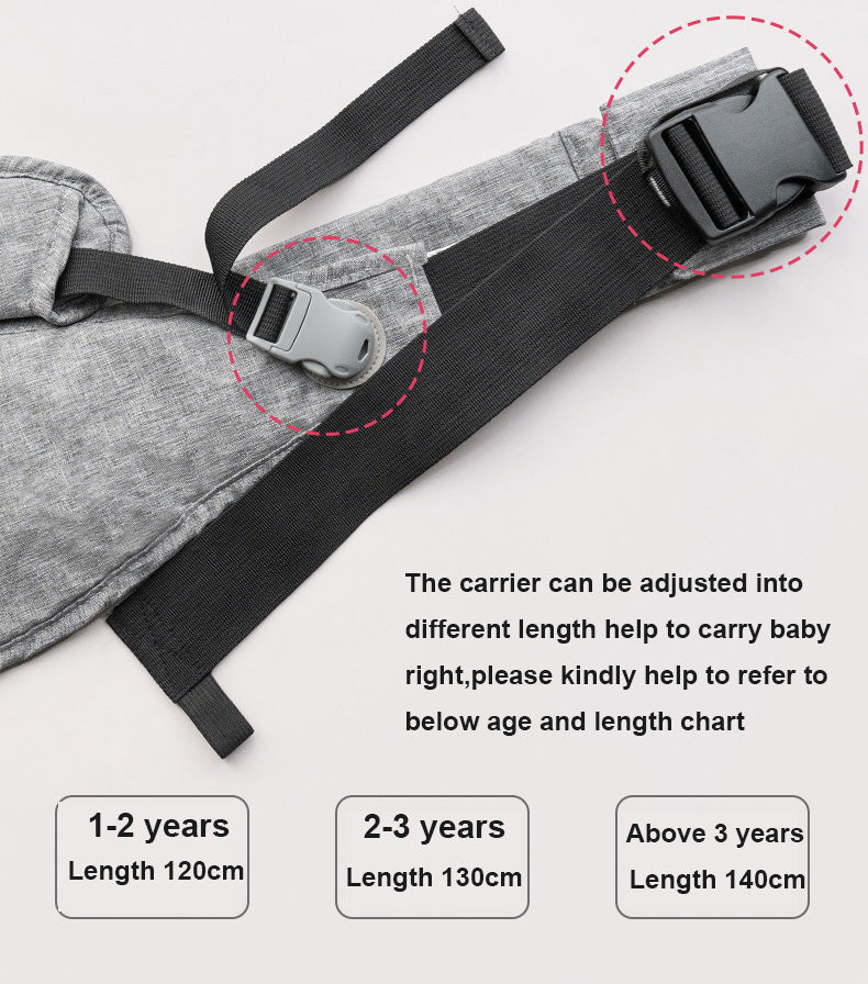Ergonomische Baby Draaghulp – Comfortabel & Verstelbaar Draagband Systeem, Verlicht Rug & Arm Belastingen, Voor Baby’s & Peuters (6-36M, max. 20kg)