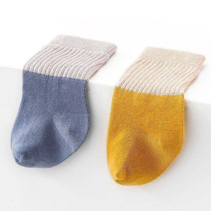 Antislip Babysokken (zakken niet af) - CozyToes Unisex, 6 stuks, Meerkleurig, 0-1 Jaar