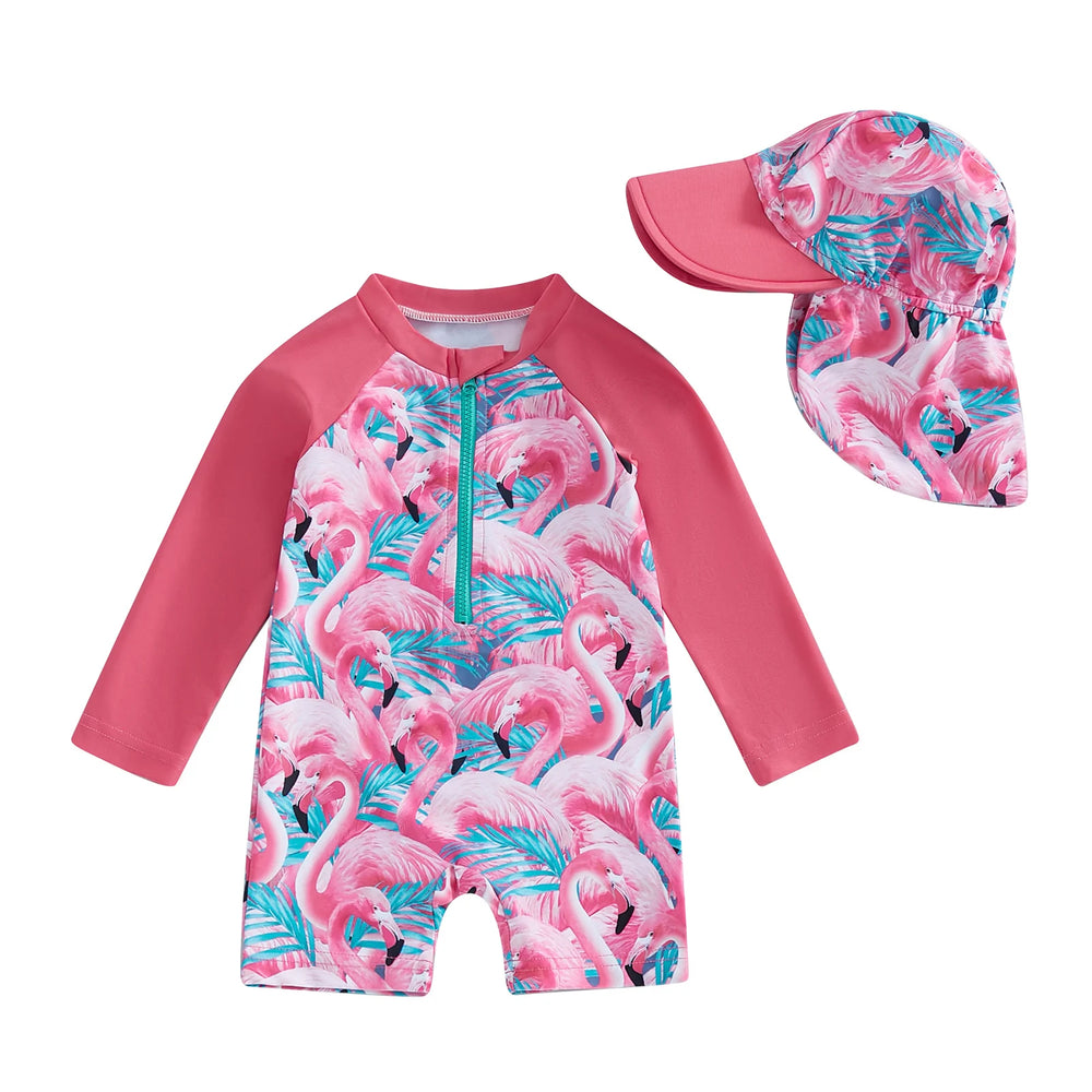Baby UV Zwempak met Hoed – UV Zwemkleding Kind