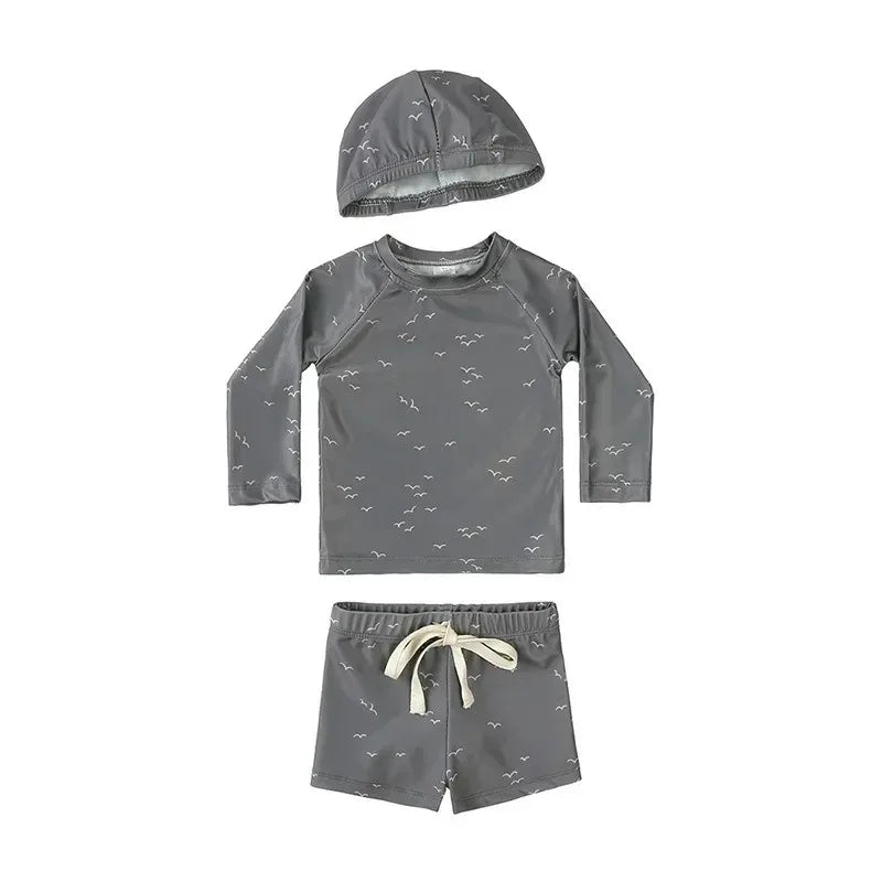 Baby Jongens UV Zwemset met Hoed – UPF 50+ | 9M-7 jaar