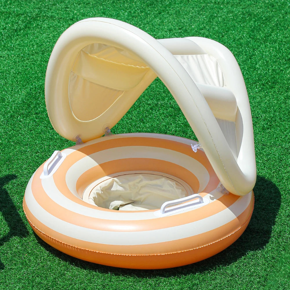 Baby Zwemband met Zonnedak – Veilige Baby Float