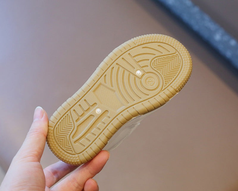 Sneakers - Yaoun Unisex, Wit, Leer, Maat 21-32-More For Mini