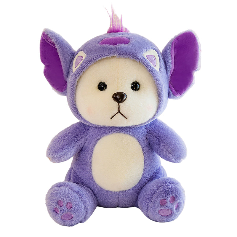 Pluche knuffelbeer 2-in-1 met afneembaar hoedje – zachte vulling, handwasbaar | teddybeer