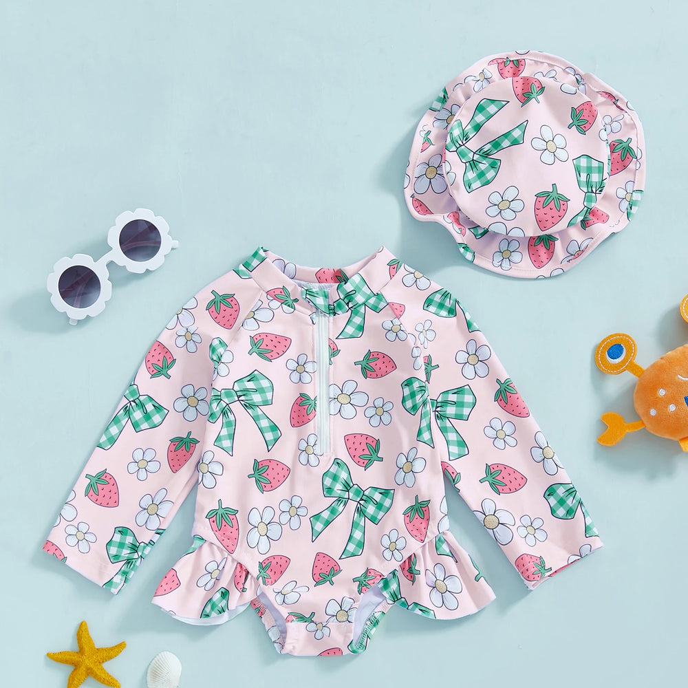 UV Zwemset Baby & Peuter met Hoed – Zwemkleding 6M–3 Jaar