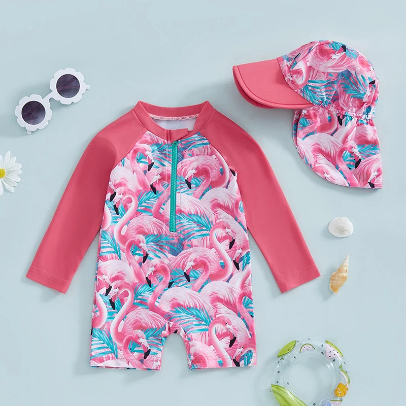 Baby UV Zwempak met Hoed – UV Zwemkleding Kind