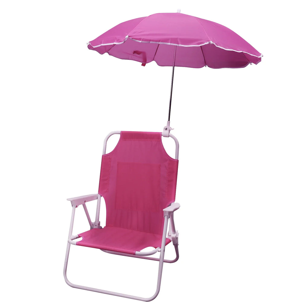 Opvouwbare Kinderstrandstoel met Parasol – Licht & Compact