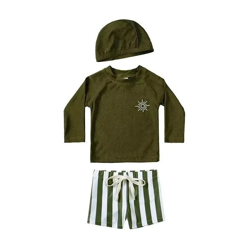 Baby Jongens UV Zwemset met Hoed – UPF 50+ | 9M-7 jaar