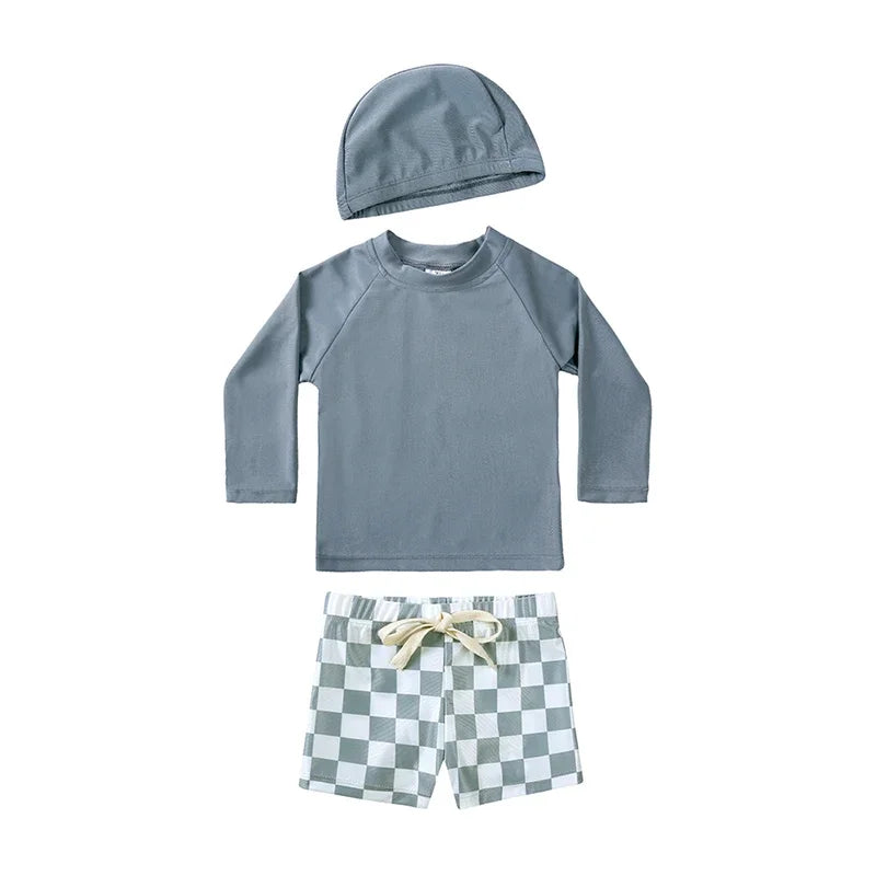 UV Zwemset Kind met Hoed – UV Zwemkleding 9M–7 Jaar