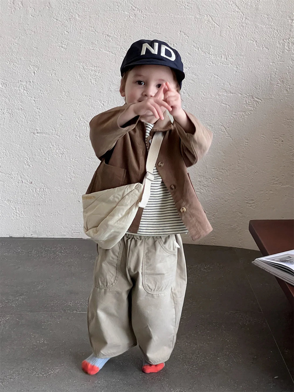 OLWIN Corduroy Babyjas – Ribfluwelen Unisex Jas van Katoen (0–3 Jaar)