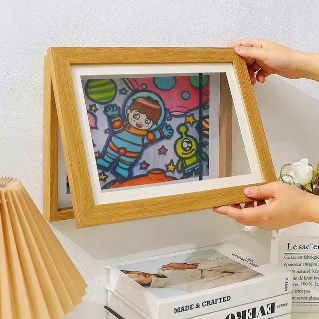 ArtMate Frame – Stijlvolle Kinderkunstlijst | Veilig & Duurzaam Voor A4 Kunstwerken