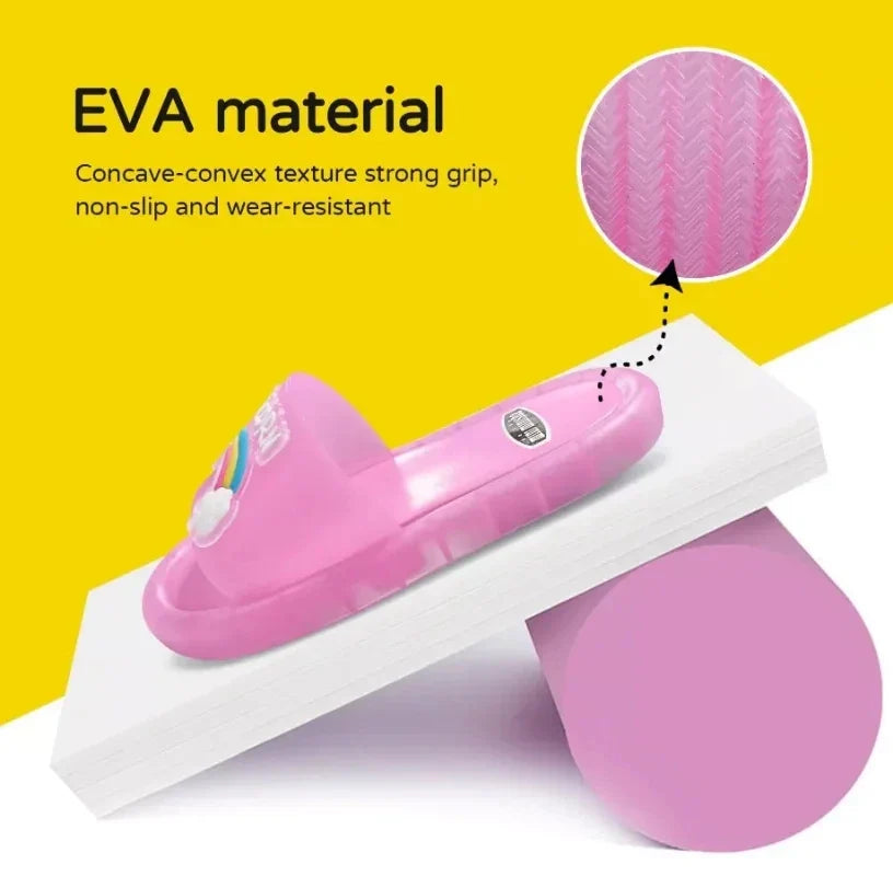 Eenhoorn Slippers met LED Licht voor Kinderen – Speels & Kleurrijk