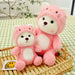 Pluche knuffelbeer 2-in-1 met afneembaar hoedje – zachte vulling, handwasbaar | teddybeer