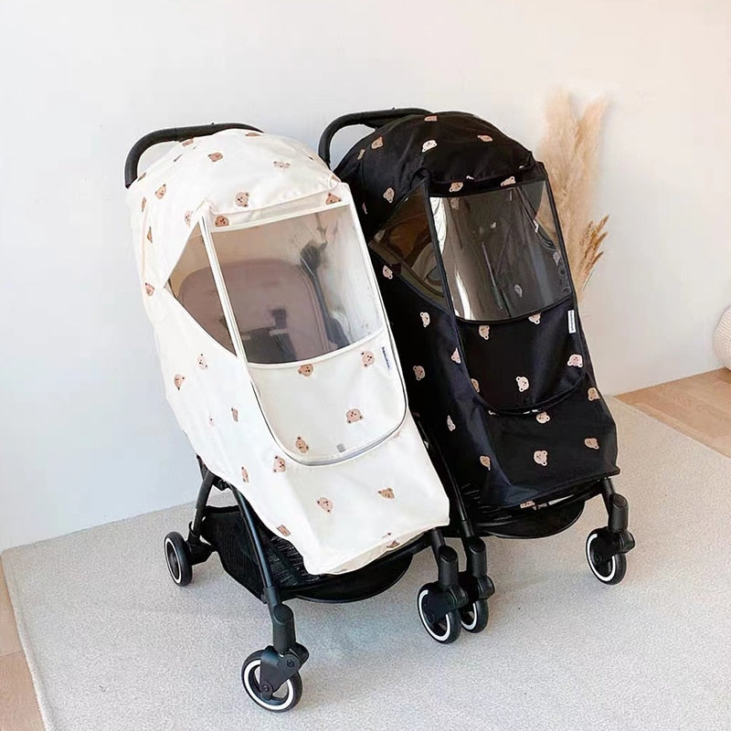 RainNest Universele Regenhoes Kinderwagen – Waterdicht, Winddicht en UV-Blokkerend met Ademend Design