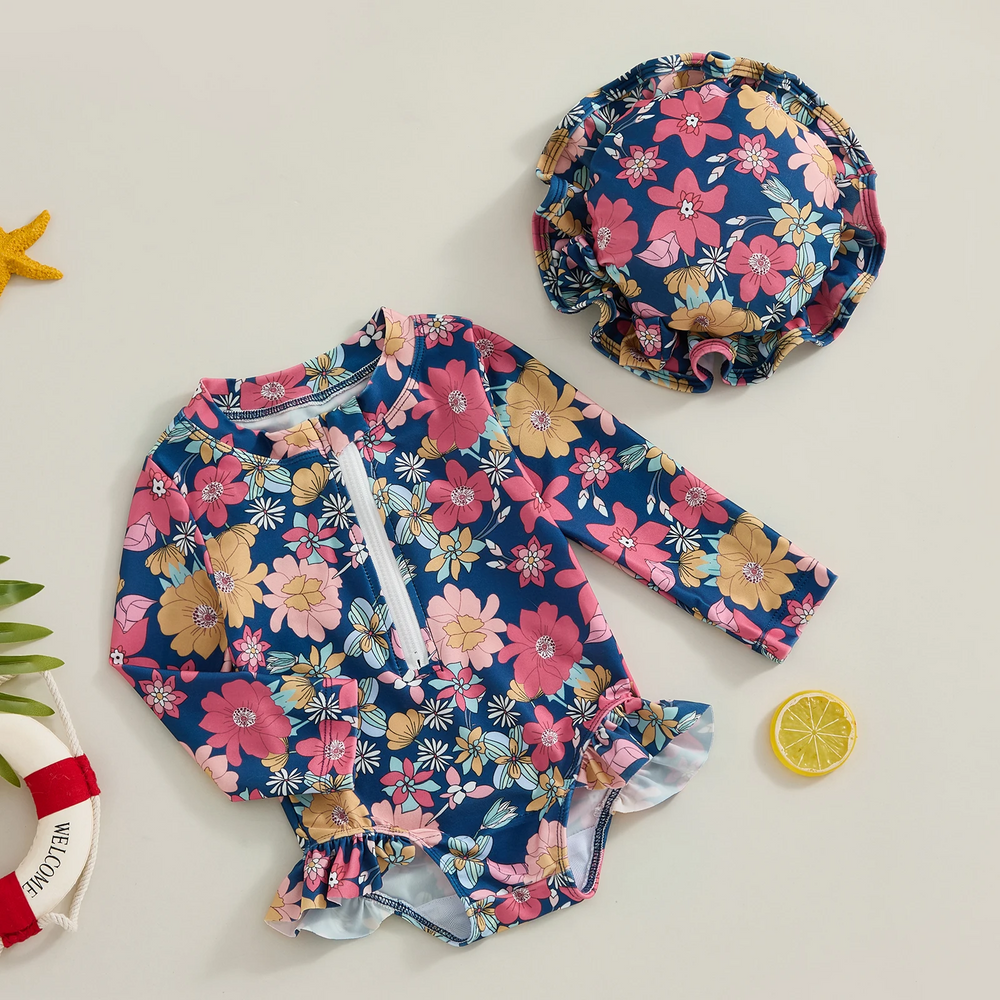Badpak met UV-bescherming – Katoen/Polyester, Maat 0-3 jaar – Mino & Mizu