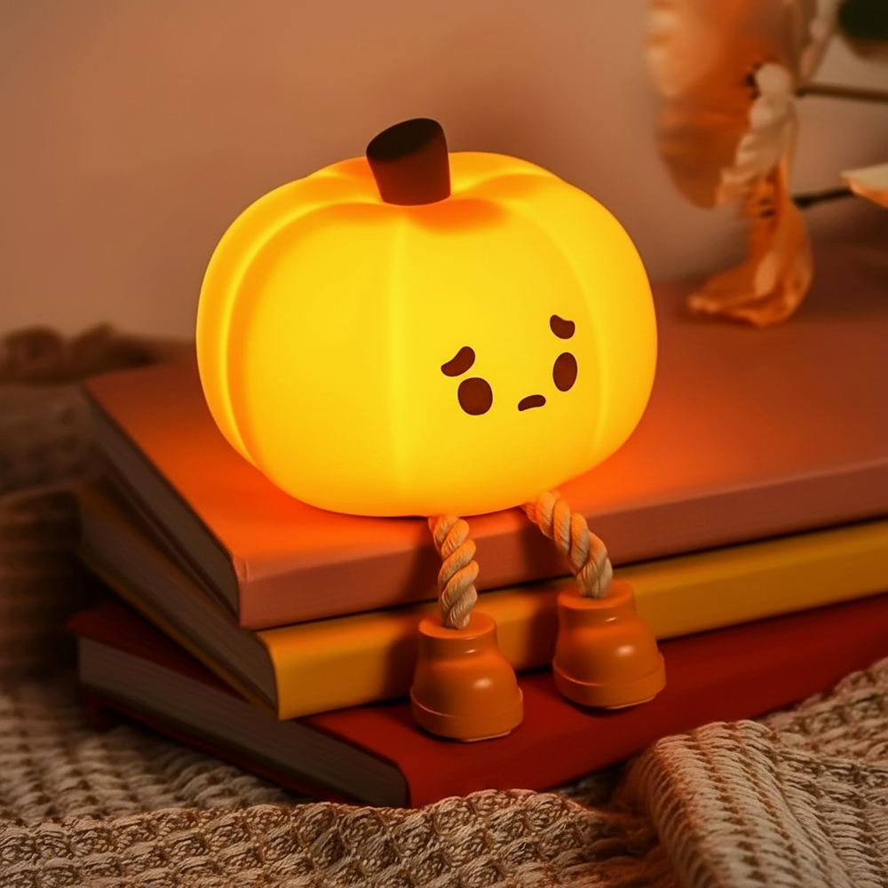 Halloween nachtlampje met zacht sfeerlicht – siliconen, oplaadbaar via USB-C | kinderkamerlamp
