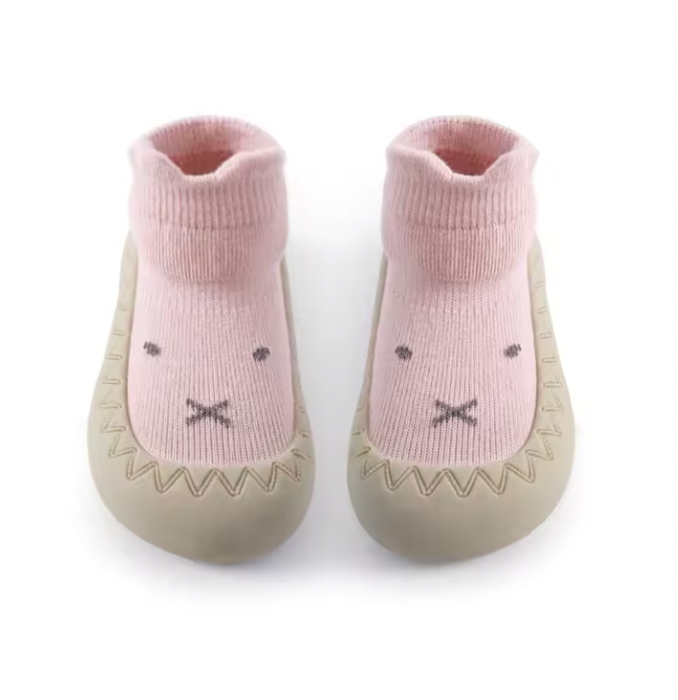 Babyslofjes Eerste Stapjes met Antislip – Zachte Baby Schoentjes 0-3 Jaar