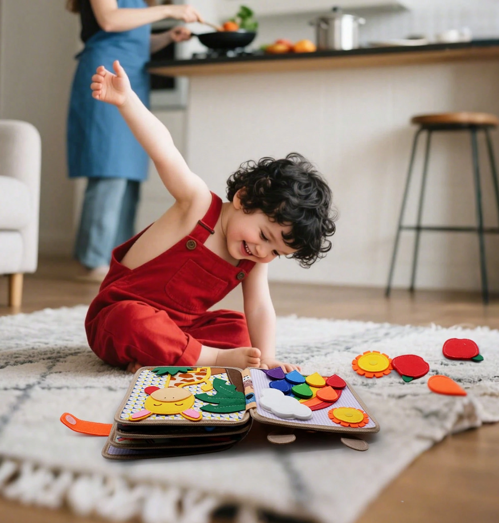 Educatief Activiteitenboek Peuters – Montessori Busy Book 1-4 Jaar