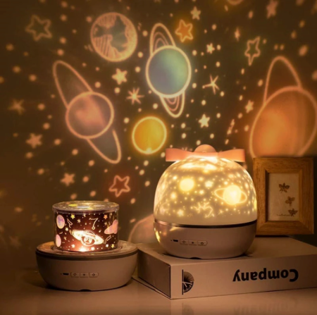 SkyProjector Sterren Nachtlamp – Rustgevende Projector voor Kinderen met Muziek & Afstandsbediening