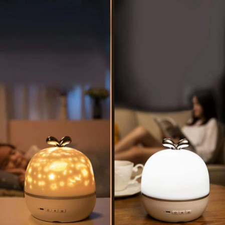 SkyProjector Sterren Nachtlamp – Rustgevende Projector voor Kinderen met Muziek & Afstandsbediening