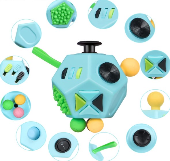 Stressverlagende Fidget Kubus – Sensorisch Speelgoed voor Focus & Ontspanning