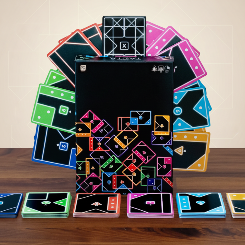 Virexo Games ShapeStrike Kaartspel – Snel Strategisch Familiespel voor Spelavonden met Vrienden