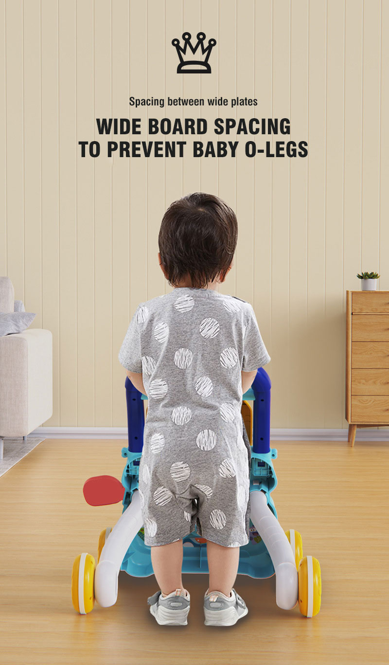 Baby Loopwagen met Activiteitenpaneel & Tekentablet – Educatief Speelgoed 9+ Maanden