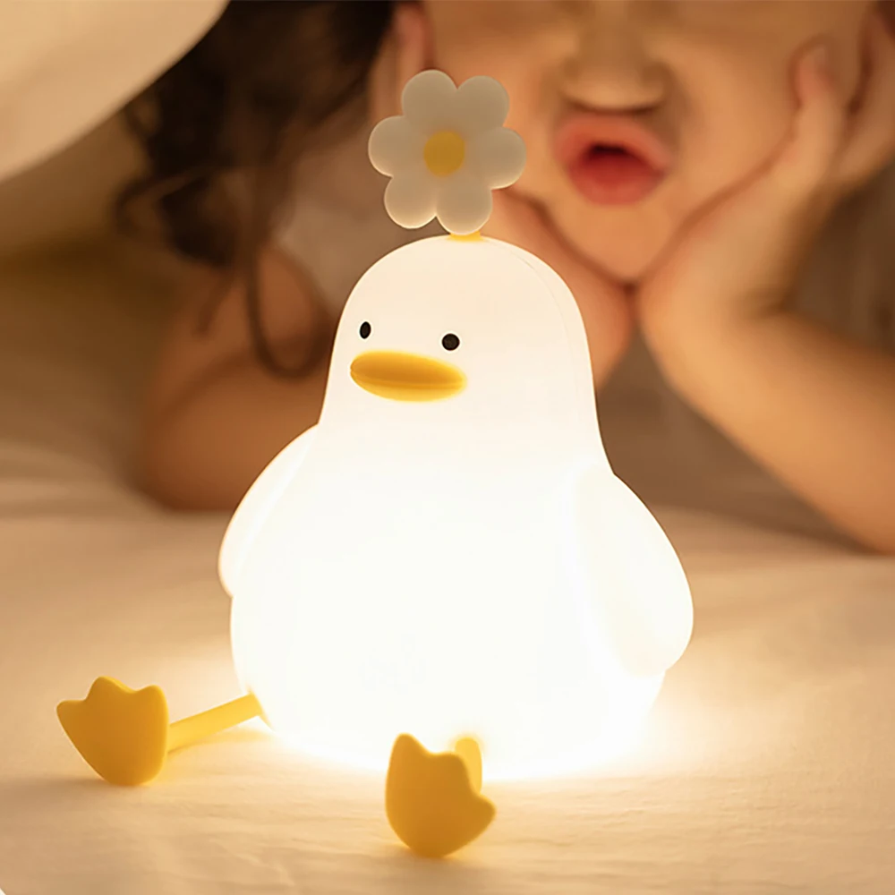 LumoKids Eend Nachtlampje – Veilig & Rustgevend voor Kinderen