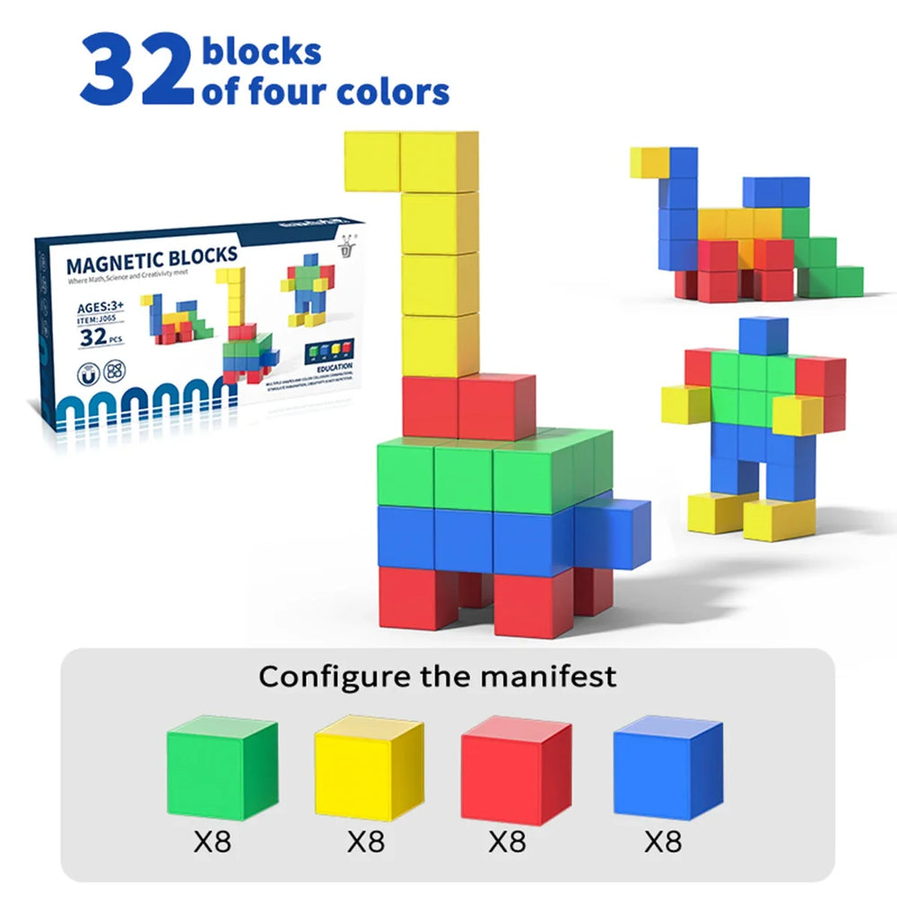 Magnetische bouwblokken kind – magnetisch speelgoed 3+ set