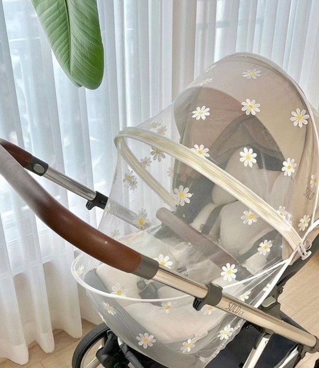 AeriShield Insectennet voor Kinderwagen – Ademend Universeel Muggennet met Ritssluiting
