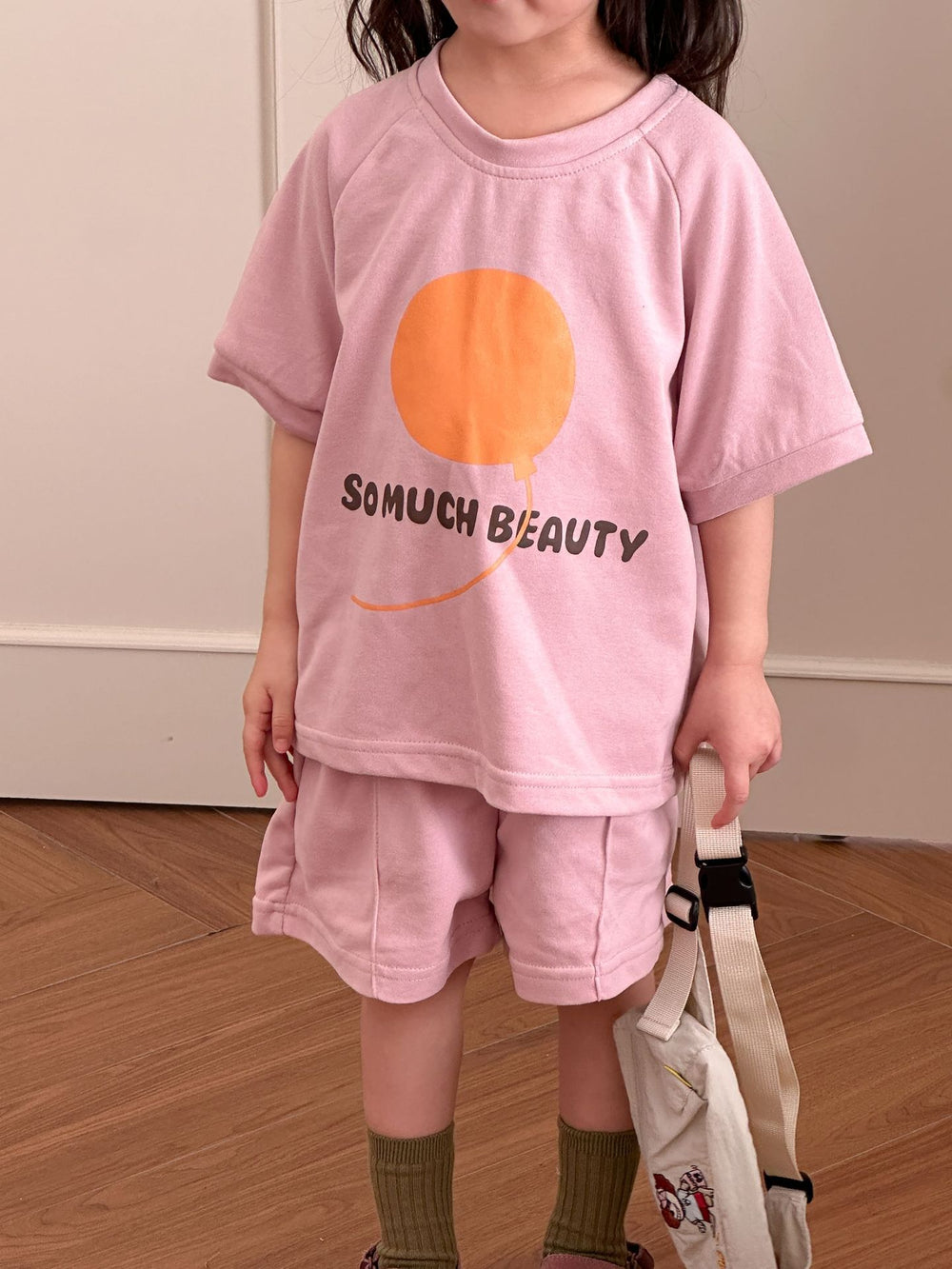 SunPop Zomerset voor Kinderen – Uniseks Shirt & Short met Zonprint | Bonbini Kids | Maat 0–9 Jaar