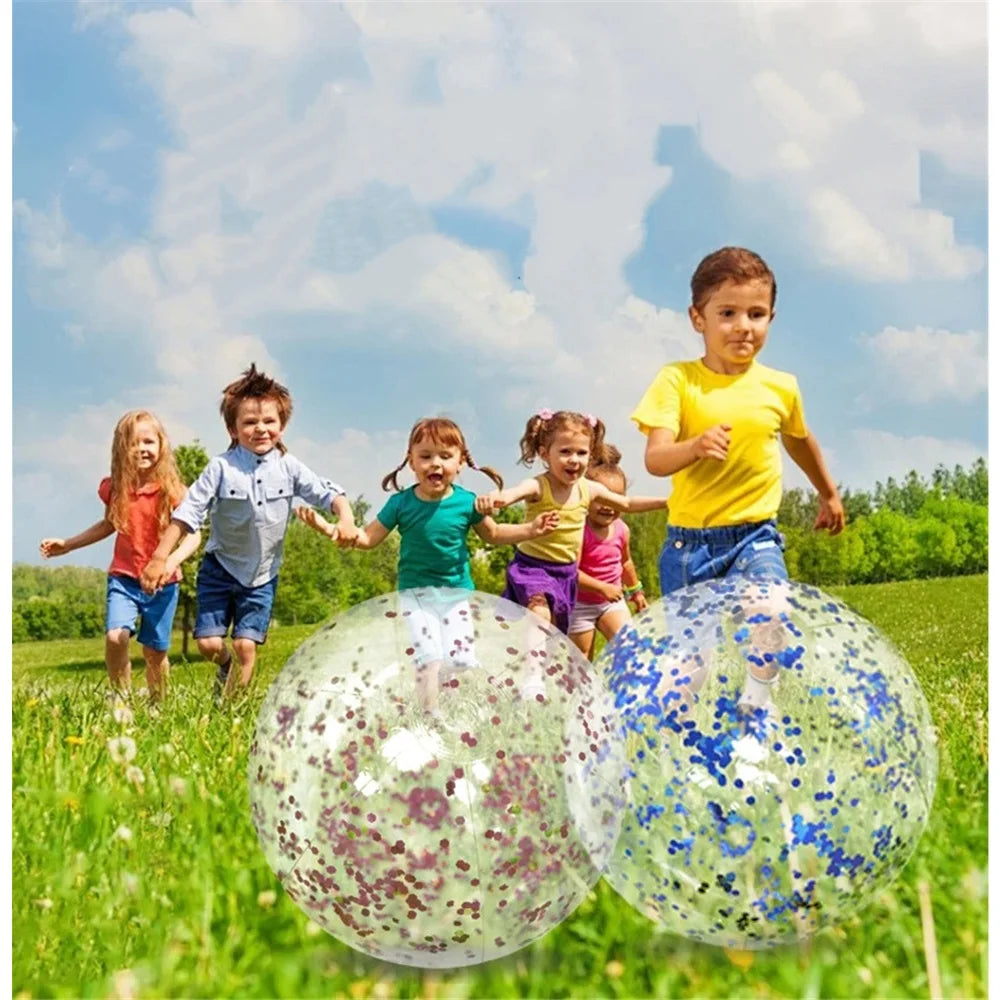 Glitter Strandbal 40CM – Opblaasbare Beach Ball