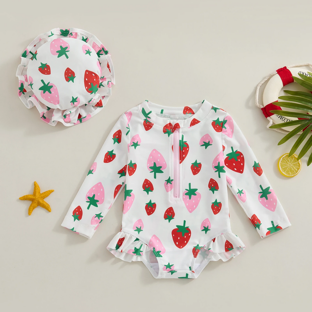 Badpak met UV-bescherming – Katoen/Polyester, Maat 0-3 jaar – Mino & Mizu