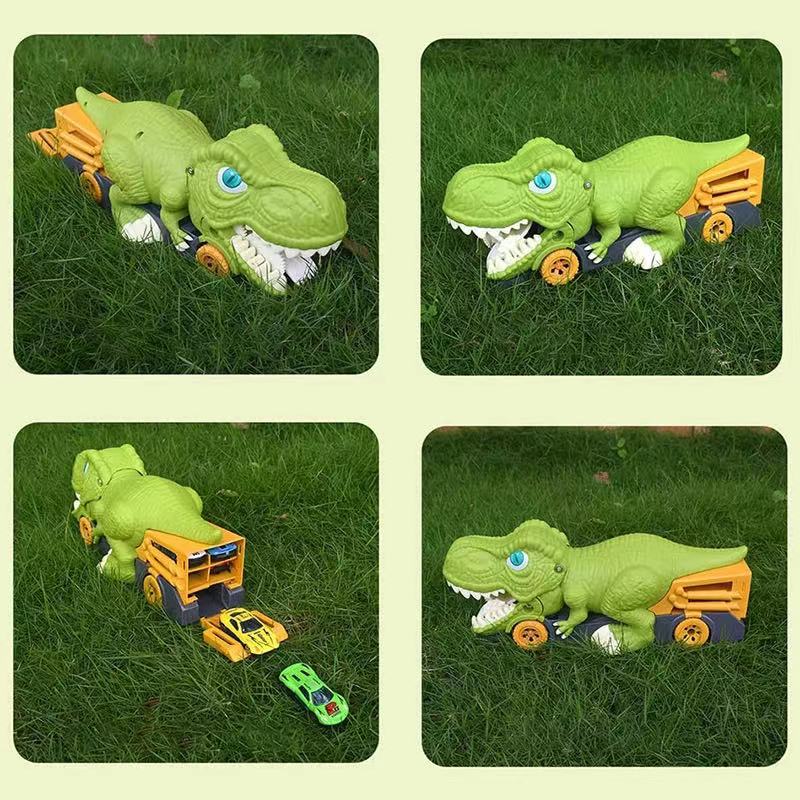 DinoRacer Avontuur Set – Interactief Speelgoed met Dinosaurussen en Mini-auto’s voor Kinderen 3+ – Creatief, Educatief & Duurzaam