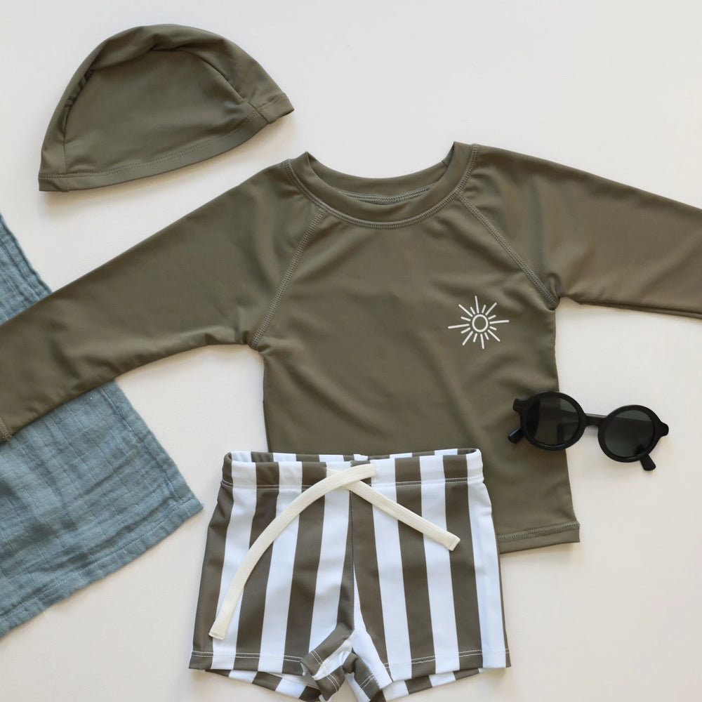 Baby Jongens UV Zwemset met Hoed – UPF 50+ | 9M-7 jaar