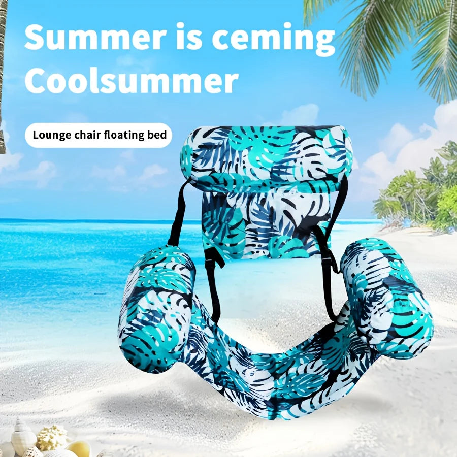 Opblaasbare Drijvende Zwemstoel – Pool Lounge Chair voor Zwembad & Strand