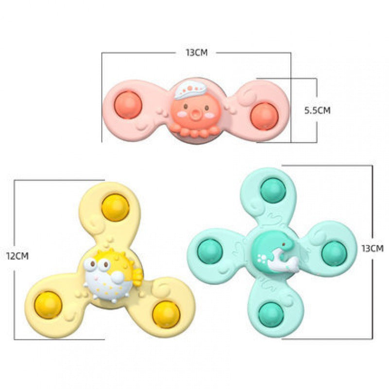 3-delige Fidget Spinner Set - Sensorisch Badspeelgoed voor Peuters