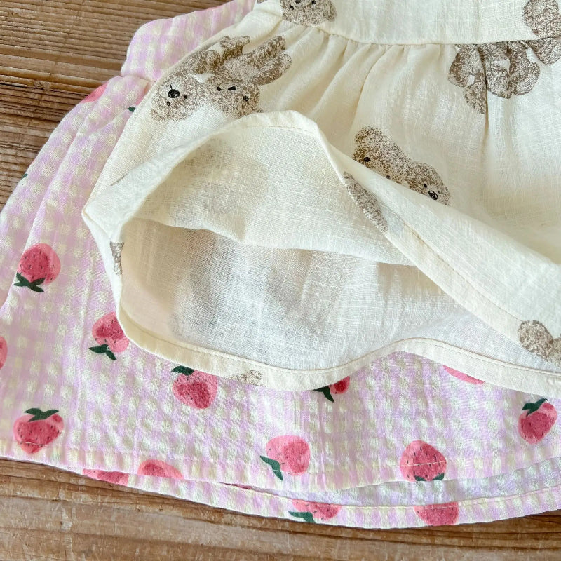 Zomers Baby Setje – Luchtige Tanktop & Korte Broek | Comfortabel & Ademend | Maat 1-24 maanden